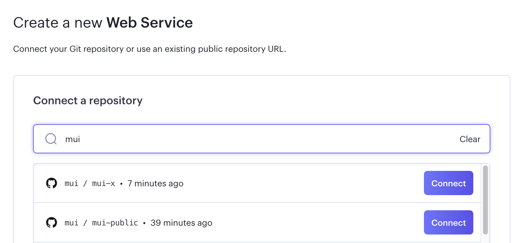 GitHub repo on Render
